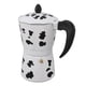 thumbnail image 5 of Moka De Color Leche De Vaca, De Aluminio Para Estufa, Espresso Con Diseño único De Patrón De Vaca, Portátil Y Compacta Para El Hogar, , Viajes De Camping Al Aire, 5 of 7