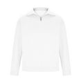 thumbnail image 4 of Blusa y camisa de manga larga con cuello vuelto para hombre, sudadera deportiva de cuello redondo, sudadera con capucha lisa de manga larga, blusa de poliéster para hombre, 4 of 4
