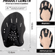 thumbnail image 3 of "Aletas De Natación/paleta De Mano/paletas Para Natación Belug, Negro ", 3 of 5