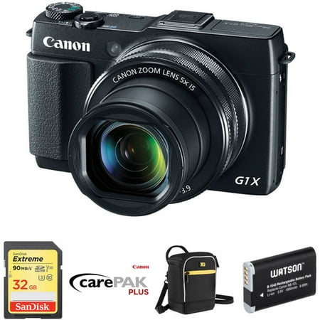 Canon PowerShot G1 X Mark II Digital Camera Deluxe Kit | Walmart