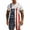 D, variant on CAIVO Men Bib Overalls Patriotic Casual Jumpsuit With Adjustable Straps For Independence Day Celebration And Outdoor Activities Fashion Shorts Romper 1776-2026 Festival Jumpsuits