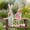 2PCS, variant on Easter Long Leg Bunny Decorations 28.3 Inch Sitting Fabric Doll for Shelf Tabletop Spring Display