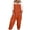 Clearance pants-Orange, variant on Brilliant Womens Pants Plus Size Womens Overalls Casual Loose Dungarees Romper Baggy Playsuit Cotton and Linen Jumpsuit Gray S-5XL