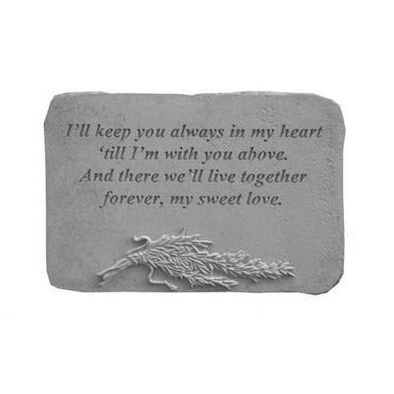 I'Ll Keep You Always...W/Rosemary Memorial Garden Stone