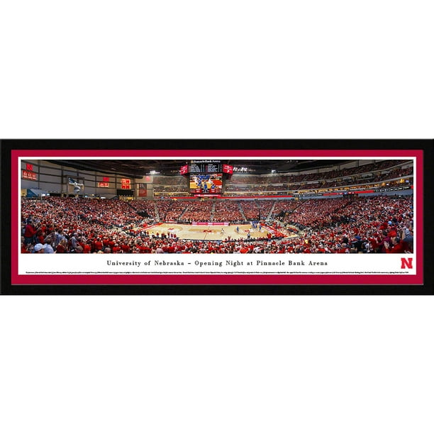 Blakeway Worldwide Panoramas Nebraska Cornhuskers Basketball Opening Night At Pinnacle Bank Arena Blakeway Panoramas Ncaa College Print With Select Frame And Single Mat Walmart Com Walmart Com