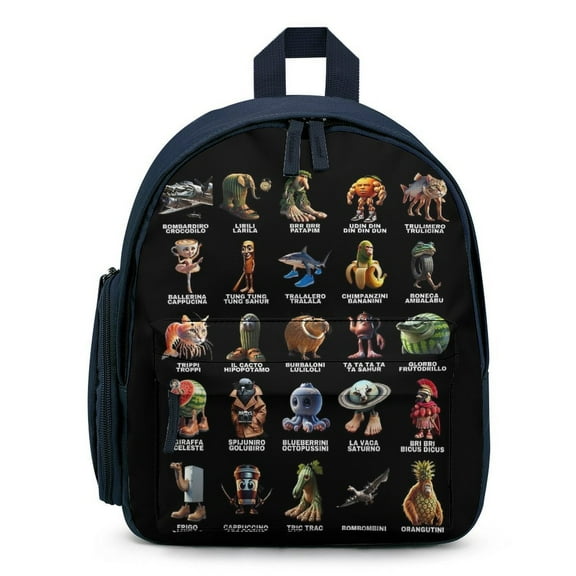 Italian Brainrot Backpack Lightweight Daypack schoolbags Casual Rucksack