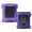 Purple, variant on Sourcingbay Compact Waist Fan 4-Speed Flashlight Digital Display 8000mAh Usb Rechargeable for Outdoor Work