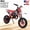Red, variant on Seipouy 49cc Mini Dirt Bike for Kids, 2-Stroke Gas Power Off-Road Motorcycle with 10-Inch Tires Front & Rear Disc Brakes Shock Absorbing Soft Seat Cushion, Mini Motocross Motorcycle Dirtbike 40 KM/H