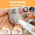 thumbnail image 2 of Cat Trimmer, 2025 New Cat Paw Grooming Trimmer Quiet, Waterproof Rechargeable Cats Shaver for Matted  Quiet with LED Light, 2 Wide Blades (1 Set), 2 of 7