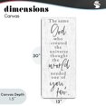 thumbnail image 4 of Stupell Industries Traditional The Same God Quote Canvas Art, 13 x 30, by Lux + Me Designs, 4 of 8