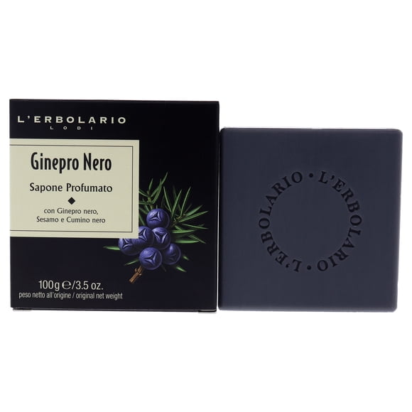 LErbolario Jabón Jabón en barra perfumado Black Juniper 3.5 oz LErbolario LErbolario Jabón 3.5 oz