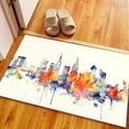 thumbnail image 5 of City Rug, Watercolor City Silhouette Rugs, Landscape Rugs, Classic Rugs, Office Decor Rugs, Modern Rugs, Machine Washable Rug, Large Rug, 5.9'x9.2' - 180x280 cm, 5 of 8