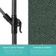thumbnail image 6 of Best Choice Products 10ft Offset Hanging Outdoor Market Patio Umbrella w/ Easy Tilt Adjustment - Slate, 6 of 7