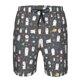 thumbnail image 3 of Balery Lovely Penguin Traje de Baño Estilo Hawaiano para Hombre, Shorts de Secado Rápido con Bolsillos-Large, 3 of 6