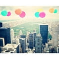 thumbnail image 3 of Davis Ashley 24x20 Black Modern Framed Museum Art Print Titled - Central Park Balloons, 3 of 5