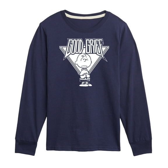 Peanuts - Good Grief Rock - Toddler And Youth Long Sleeve Graphic T-Shirt