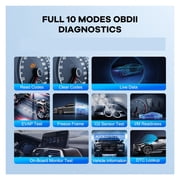 Obd2 Scanner Diagnostic Tool Automotive Full OBD2 Code Reader Check Engine DTC Lookup Read Clear Error ,Sturdy and Compact
