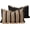 Black/Natural, variant on MOCOFO Handwoven Jute Cotton Striped Pillow Covers, Wabi Sabi Boho Farmhouse Decorative Throw Cushion Cover with Fringe, 18x18Inch (Cover Only) (Black/Natural, 18x18)