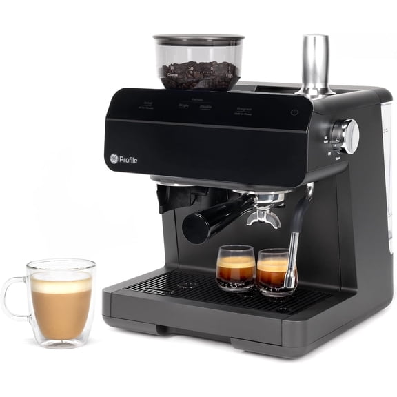 GE Profile Semi Automatic Espresso Machine & Milk Frother -