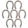thumbnail image 1 of 7 piezas de herraduras de metal con temática del oeste, mini herraduras para fiestas de vaqueros, cumpleaños, centros de mesa y decoraciones de boda., 1 of 7
