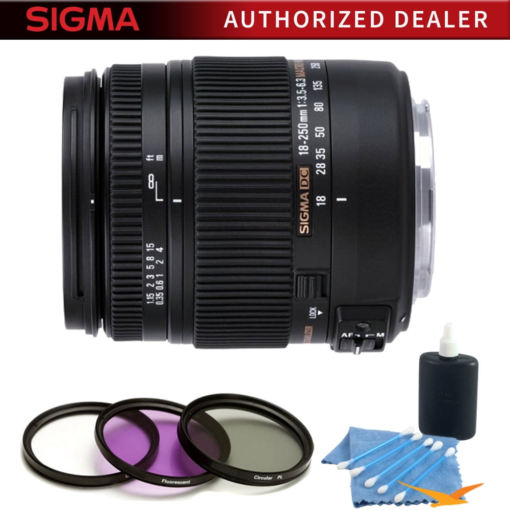 Sigma 18-250mm F3.5-6.3 DC Macro OS HSM Lens for Sony Alpha Kit