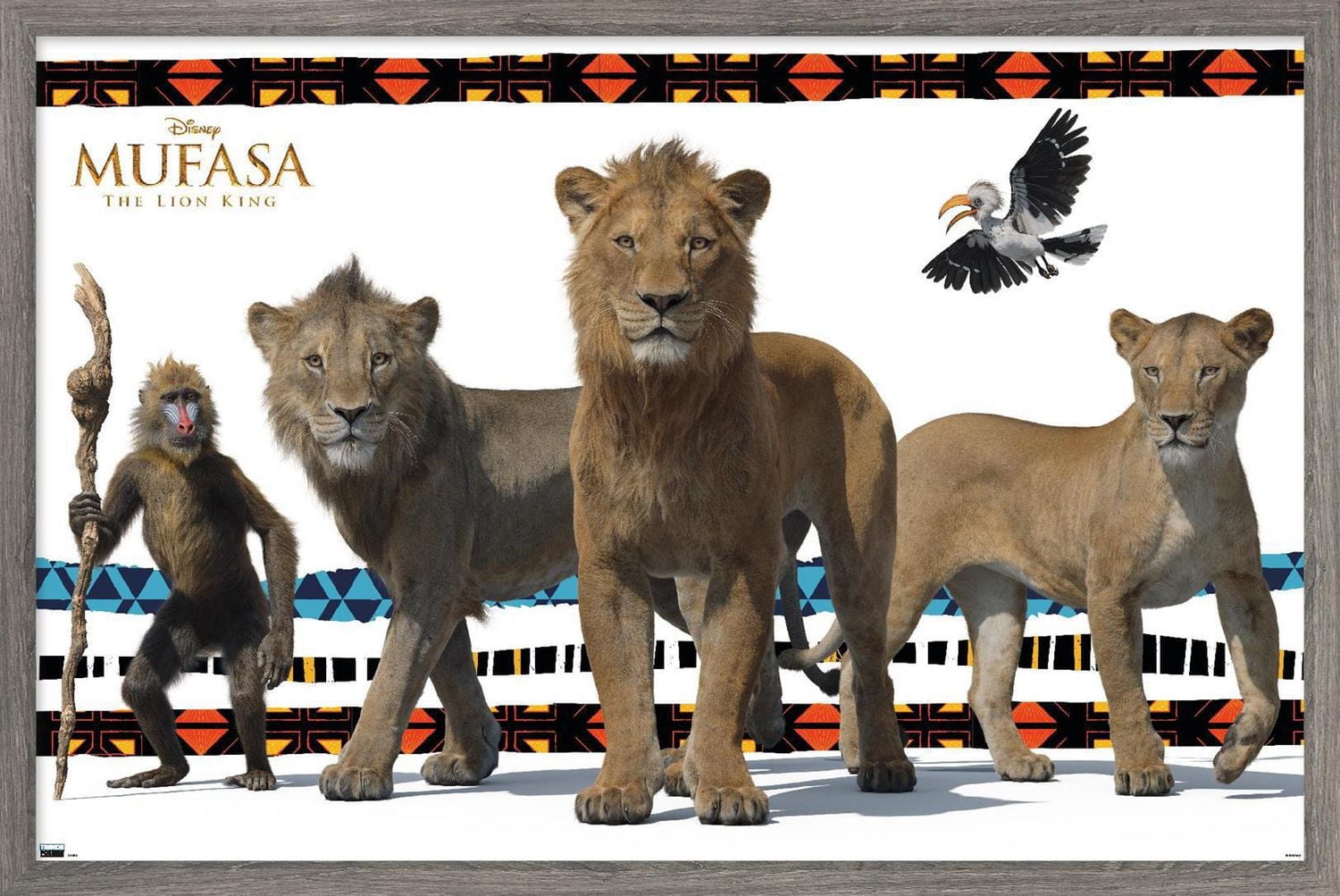 Disney Mufasa: The Lion King - Group Wall Poster, 22.375" x 34"