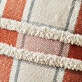 thumbnail image 3 of Better Homes & Gardens Harvest Orange/Black Reversible Plaid Outdoor Pillow, 20" x 20", 3 of 7