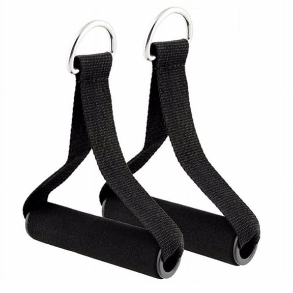 1 Pair Resistance Band Handles, Durable Foam Grip Pull Rope Handles, Portable Exercise Band Accessories for Yoga, Fitness Training and Home Workout