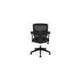 thumbnail image 5 of basyx VL531 Series High-Back Work Chair, Mesh Back, Padded Mesh Seat, Black Leather, 5 of 5