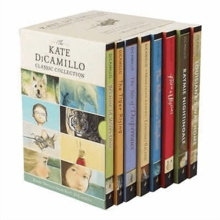 Kate DiCamillo Classic Novels Collection : Louisiana's Way Home; Raymie Nightingale; Flora And Ulysses; The Magician's Elephant; The Miraculous Journey Of Edward Tulane ++ (8 Paperbacks)