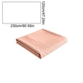 thumbnail image 4 of AuroraX Flat Sheets Sold Separately Twin , Cooling Pink Waffles Weave Wrinkle Free Solid Bed Sheet Twin Size for Women, 4 of 6