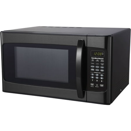 Hamilton Beach 1.1 Cu. Ft. 1000 Watt Black & Stainless Steel Microwave