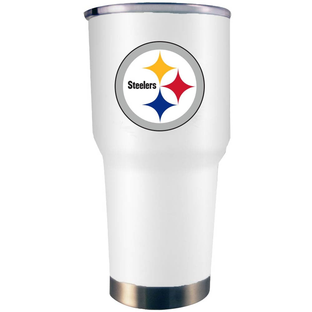 Custom Pittsburgh Steelers Hall of Fame Cup 30 oz Stainless Steel Tumbler 