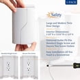 thumbnail image 5 of Caja con tapa de enchufe Safety Innovations, doble puerta, a prueba de bebés, 5 of 5