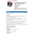 thumbnail image 2 of Rear Brake Pad Set - Compatible with 2021 - 2022 Ford Bronco Sport, 2 of 2
