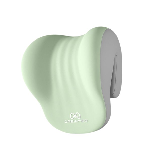 Cojín cervical con memoria para reposacabezas de silla de oficina, cojín cervical ergonómico para silla de trabajo, ideal para personas sentadas Verde