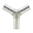 thumbnail image 1 of 3 Way Union Fitting Portable Tubing Splitter Fuel Gas Pipe Fittings for Oil Pipe M8mm, 1 of 7