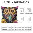thumbnail image 5 of YINGXI Throw Pillow Covers Ethnic Pillow Cases Decorative Cushion Covers for Sofa Couch 22x22in, 5 of 5
