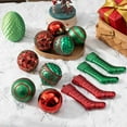 thumbnail image 4 of Gqtwoy 150PC Electroplated Christmas Ball Set, Shiny Holiday Ornaments for Tree, Wreaths, and Garlands, Festive Decorations with Hanging Hooks, Ideal for Christmas Home Decor and Gifting, 4 of 8