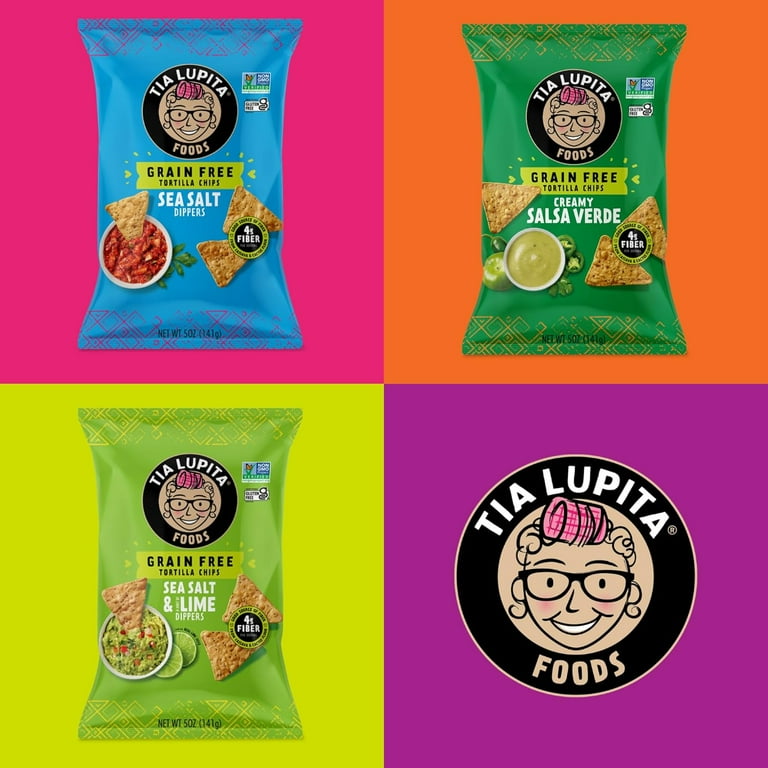 Tia Lupita Tortilla Chips Vegan, Gluten Free Keto Snacks, Sea Salt