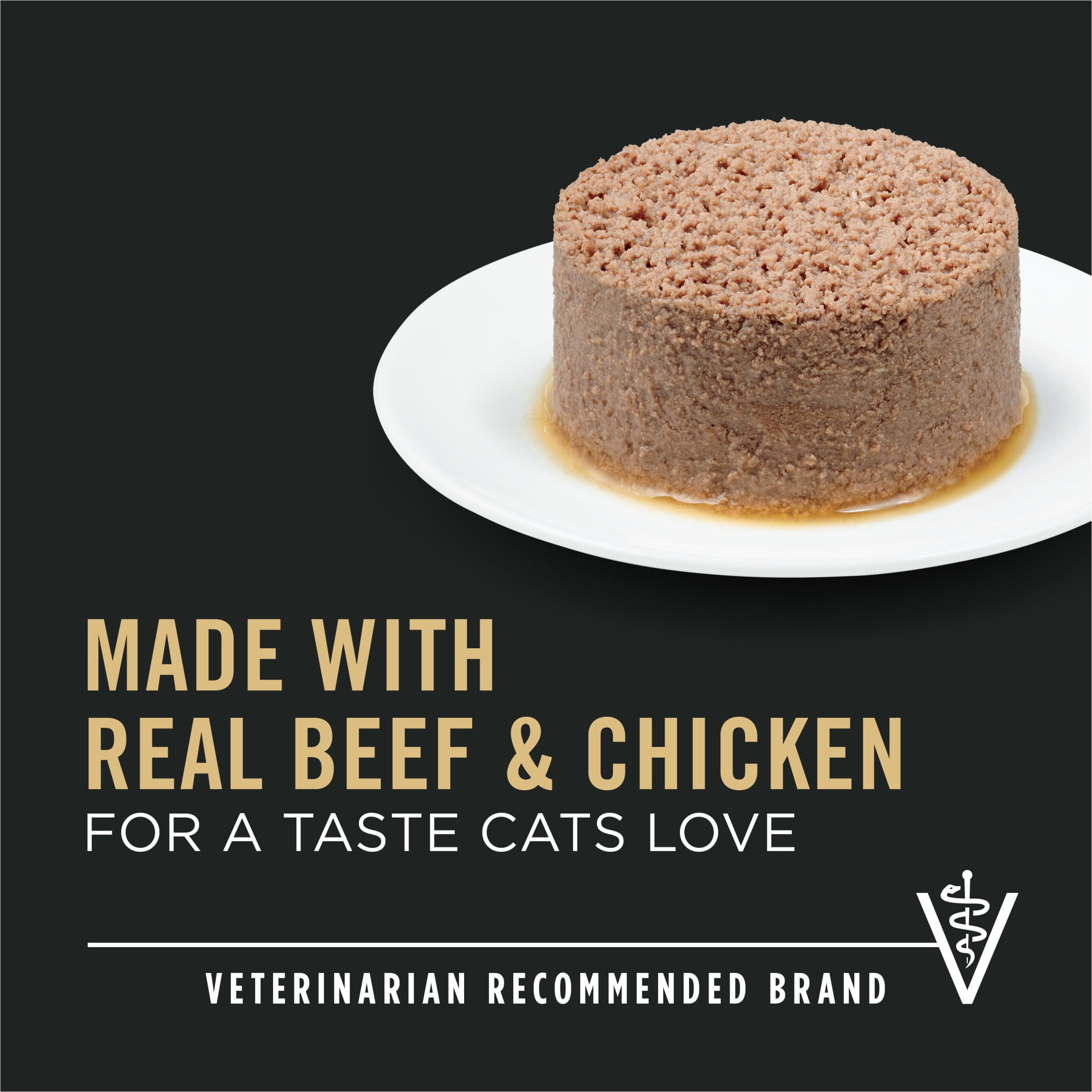Purina Pro Plan Urinary Tract Health Beef & Chicken Flavor Wet Cat Food, 3 oz Cans (24 Pack)