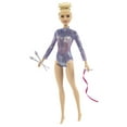 thumbnail image 1 of Barbie Poupée Gymnaste rythmique blonde, 30,40 cm, justaucorps, 1 of 6