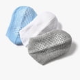 thumbnail image 4 of HCNTES Toddler Boys Girls Socks Kid Socks Black Non Slip Grip Crew Socks Set Children's Solid Color Socks for Spring Summer 1T 2T 3T 4T 5T 6T 7T Wear(Z01-B,3-5 Years), 4 of 5
