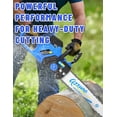 thumbnail image 2 of Azzuno 16 in Electric Chainsaw Brushless Cordless Tool-Free Chain Tensioning and Auto Lubrication,Battery Powered Chain Saw Kit for Tree&Wood Cutting, 2 of 7