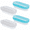 Clear, variant on Nail Brush Plastic 4 pack Soft Strong Bristles Ergonomic Scrubbing Kitchen Cooking Bathroom Home Pet