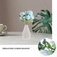 thumbnail image 5 of unbranded 1Ud Ramo Decorativo De Flores De Seda Azul Para En Bodas Y Eventos Sociales, 5 of 6