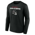 thumbnail image 2 of Men's Bijan Robinson Black Atlanta Falcons Team Wordmark Name & Number Long Sleeve T-Shirt, 2 of 3