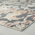 thumbnail image 5 of Transitional 8x10 Area Rug (7'11'' x 10'3'') Floral Cream, Gray Living Room Easy to Clean, 5 of 10