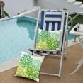 thumbnail image 4 of Outdoor Throw Pillow Covers 16x16 Inch Set of 2 Waterproof Spring Summer Geometric Elegant Dark Light Green Outdoor St Patricks Pillow Covers for Patio Funiture Garden Couch 168A, 4 of 5