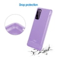 thumbnail image 5 of JETech Slim Fit Case Compatible with Samsung Galaxy S20 FE 5G 6.5-Inch, Thin Phone Cover with Shock-Absorption and Carbon Fiber Design (Light Purple), 5 of 7
